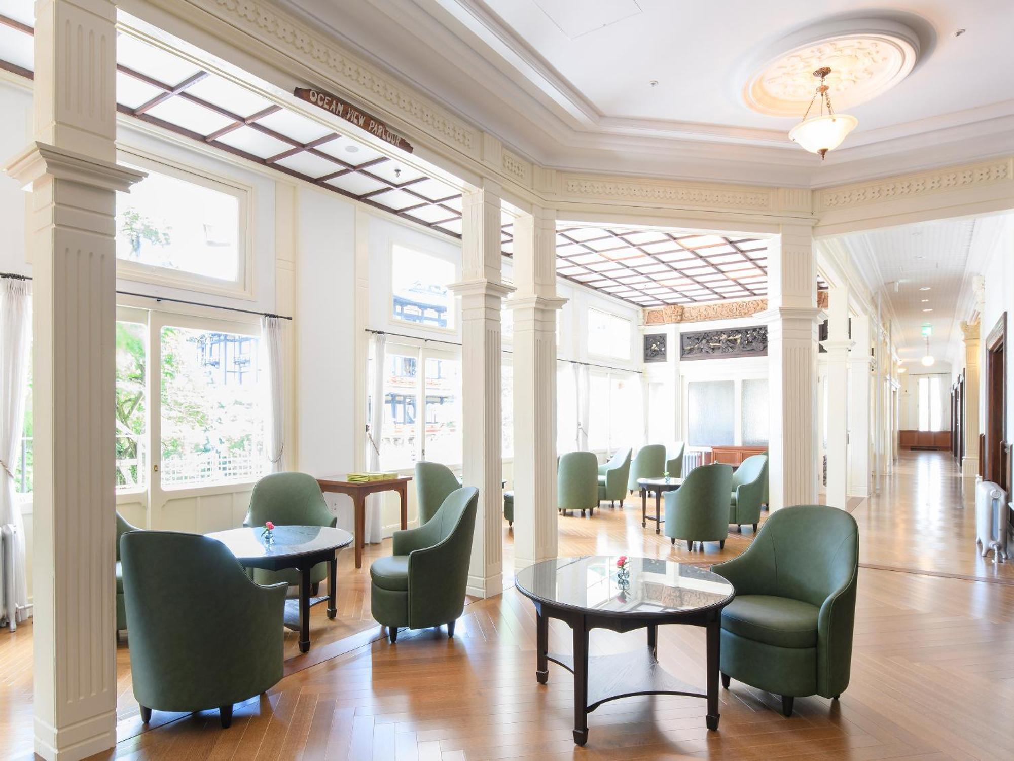 Fujiya Hotel Хаконе Екстериор снимка The interior of the 1910 building